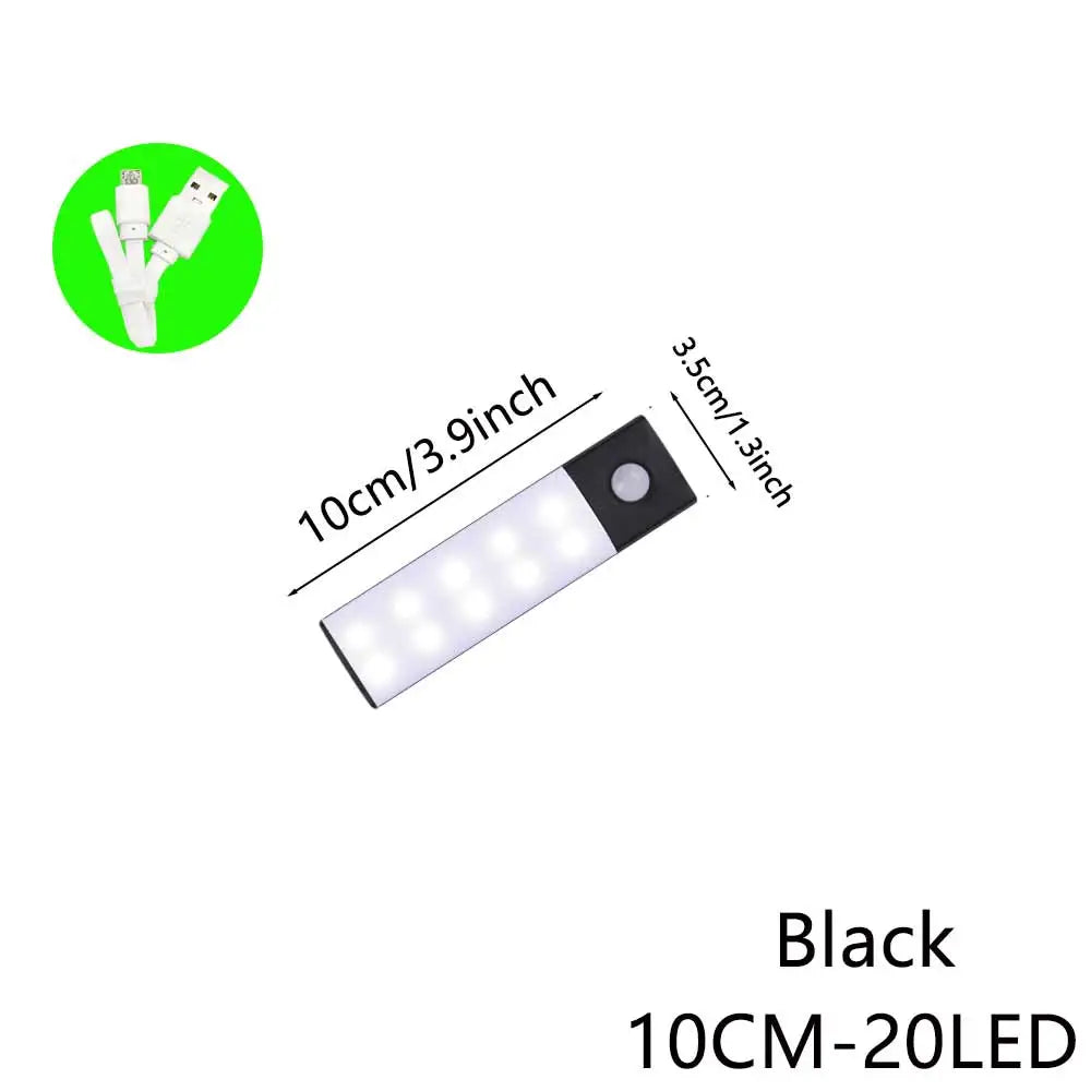 LED Bewegungsmelder Licht - Kabellos & USB Wiederaufladbar